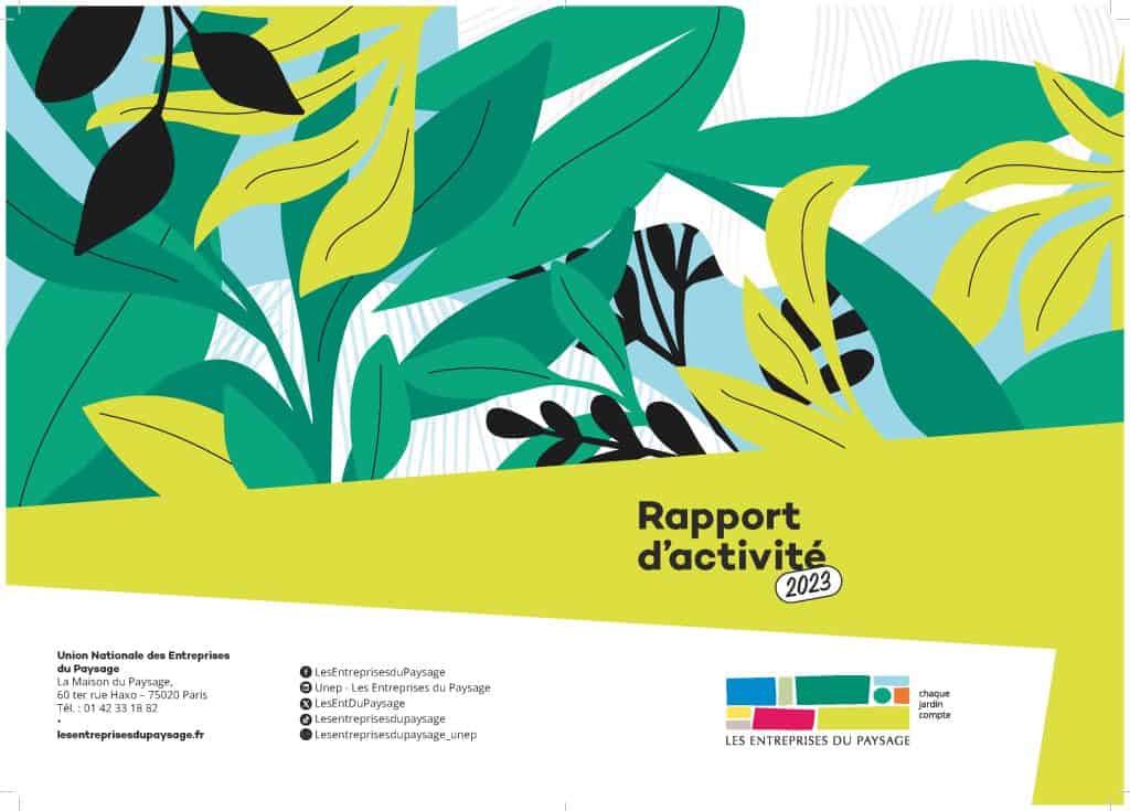 couverture rapport activités Unep 2023